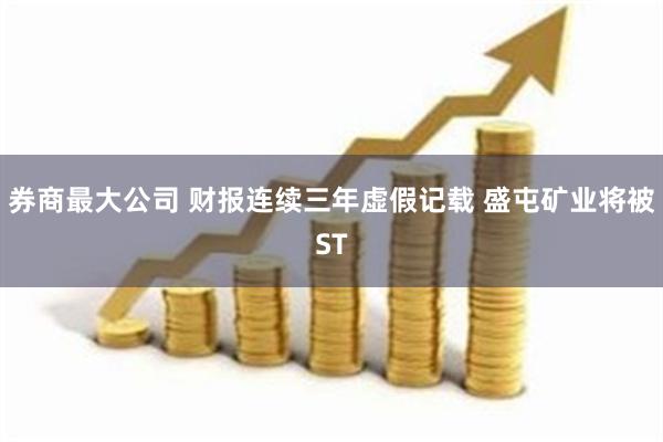 券商最大公司 财报连续三年虚假记载 盛屯矿业将被ST