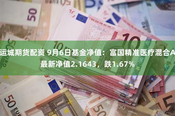 运城期货配资 9月6日基金净值：富国精准医疗混合A最新净值2.1643，跌1.67%