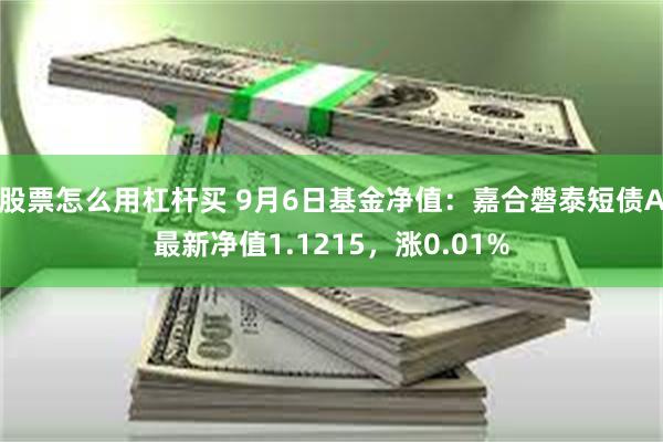 股票怎么用杠杆买 9月6日基金净值：嘉合磐泰短债A最新净值1.1215，涨0.01%