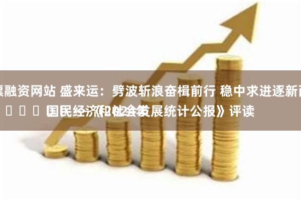 股票融资网站 盛来运：劈波斩浪奋楫前行 稳中求进逐新而上
							——《2024年国民经济和社会发展统计公报》评读